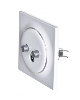 Gniazdko Walli N TV-SAT Outlet FIBARO Walli FGWTFEU-021