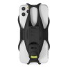 Uchwyt telefonu komórkowego Bone Bike Tie 3, na rower, regulowany rozmiar, czarny, 4.7-7.2", silikon, mocowany do kierownicy, cz