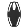 Uchwyt telefonu komórkowego Bone Bike Tie 3, na rower, regulowany rozmiar, czarny, 4.7-7.2", silikon, mocowany do kierownicy, cz