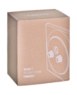 Gniazdko Walli N TV-SAT Outlet FIBARO Walli FGWTFEU-021