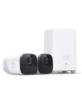 Eufy eufyCam 2 Pro Pocisk Kamera bezpieczeństwa IP Wewnętrz i na wolnym powietrzu 2048 x 1080 px Ściana