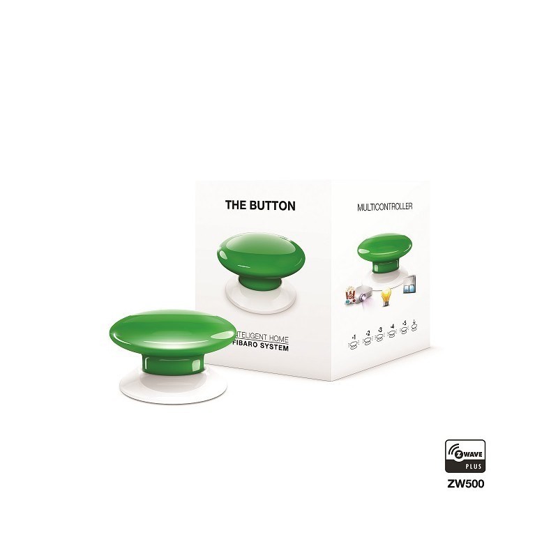 FIBARO Przycisk The Button FGPB-101-5 ZW5 (Bluetooth, Z-Wave kolor zielony)