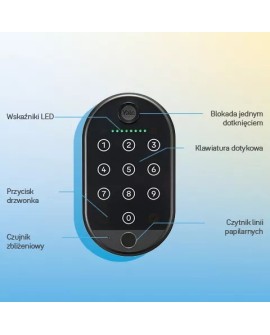 Klawiatura do inteligentnego zamka Linus Yale Smart Keypad 2 z czytnikiem linii papilarnych