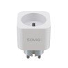 SAVIO INTELIGENTNE GNIAZDKO WI-FI, 16A, TIMER, POMIAR ZUŻYCIA ENERGII, AS-01