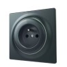 FIBARO Gniazdko Walli Outlet N typ E antracyt FGWSONE-011-8