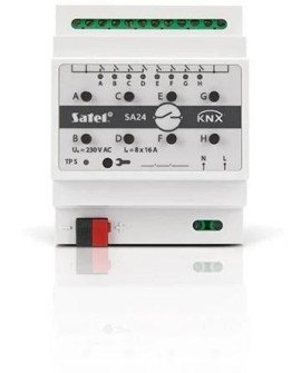 SATEL KNX 8-kanałowy aktor przełączający KNX-SA24