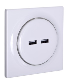 FIBARO Gniazdo USB Walli N USB Outlet FGWU-021