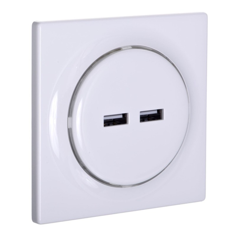 FIBARO Gniazdo USB Walli N USB Outlet FGWU-021
