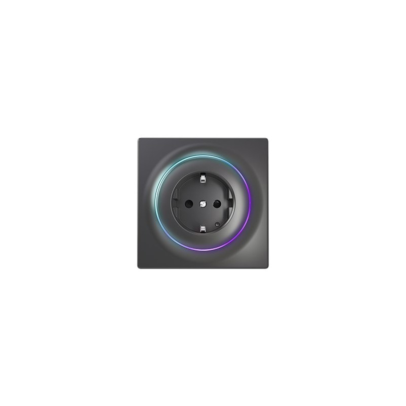 FIBARO Gniazdo Walli Outlet type F FGWOF-011-8 antracyt
