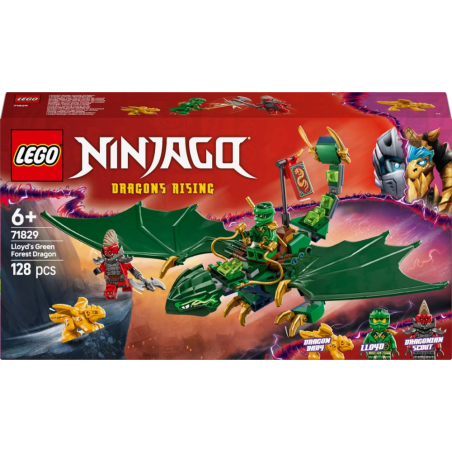 LEGO 71829 NINJAGO - Zielony leśny smok Lloyda