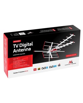 Antena kierunkowa zewnętrzna Maclean MCTV-855A (aktywna 20 dB Typ F)