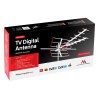 Antena kierunkowa zewnętrzna Maclean MCTV-855A (aktywna 20 dB Typ F)