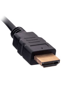 Adapter Lanberg AD-0017-BK (HDMI M - D-Sub (VGA) F 0,20m kolor czarny)