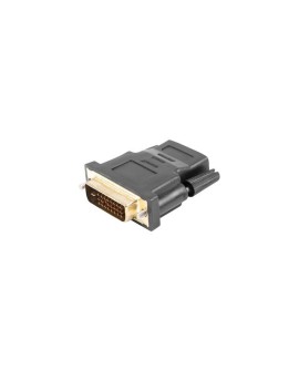 Adapter Lanberg AD-0010-BK (HDMI F - DVI-D (24+1) M kolor czarny)
