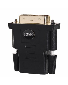 Adapter SAVIO cl-21 (HDMI F - DVI-D M kolor czarny)