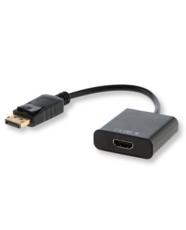 Adapter SAVIO cl-55 (HDMI F - DisplayPort M 0,10m kolor czarny)