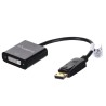 Adapter Lanberg AD-0007-BK (DisplayPort M - DVI-D F 0,10m kolor czarny)
