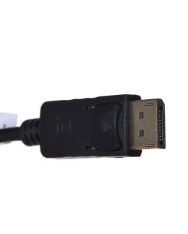 Adapter Lanberg AD-0007-BK (DisplayPort M - DVI-D F 0,10m kolor czarny)