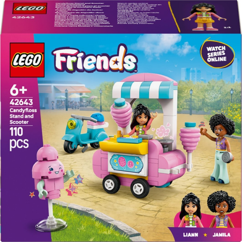 LEGO 42643 FRIENDS - Stoisko z watą cukrową i skuter