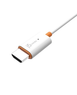 Nadajnik i odbiornik audio/video bezprzewodowy j5create ScreenCast HDMI™ Wireless Display kolor biały JVAW56-N