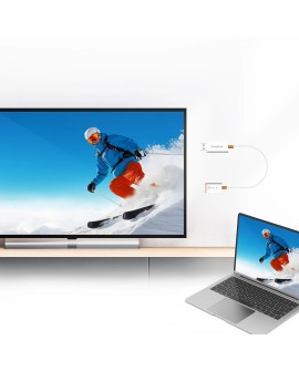 Nadajnik i odbiornik audio/video bezprzewodowy j5create ScreenCast HDMI™ Wireless Display kolor biały JVAW56-N