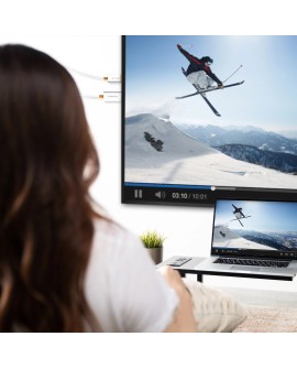 Nadajnik i odbiornik audio/video bezprzewodowy j5create ScreenCast HDMI™ Wireless Display kolor biały JVAW56-N
