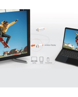 Nadajnik i odbiornik audio/video bezprzewodowy j5create ScreenCast HDMI™ Wireless Display kolor biały JVAW56-N