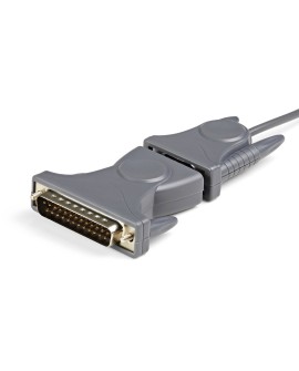 StarTech.com ICUSB232DB25 kabel równoległy Szary 0,9 m USB Typu-A DB-9