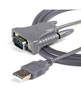 StarTech.com ICUSB232DB25 kabel równoległy Szary 0,9 m USB Typu-A DB-9