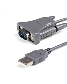 StarTech.com ICUSB232DB25 kabel równoległy Szary 0,9 m USB Typu-A DB-9