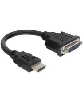DELOCK ADAPTER HDMI (M) - DVI-D (F) (24+1) DUAL LINK
