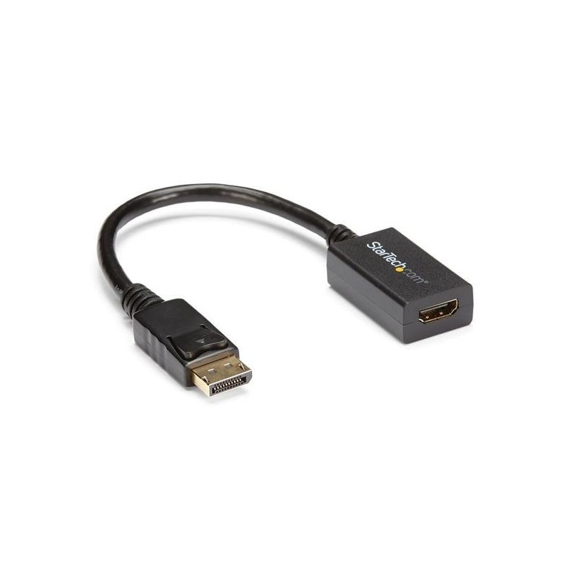 StarTech.com DP2HDMI2 adapter kablowy 0,21 m DisplayPort HDMI Czarny