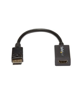 StarTech.com DP2HDMI2 adapter kablowy 0,21 m DisplayPort HDMI Czarny