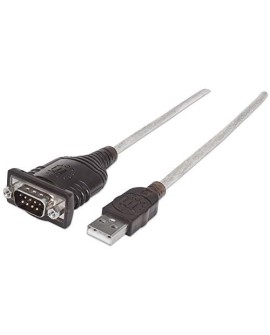 Konwerter USB na RS232/DB9 M/M na kablu 45cm Polybags