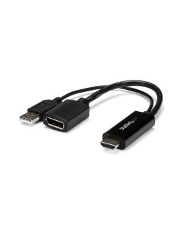 StarTech.com HD2DP adapter kablowy Czarny