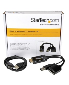 StarTech.com HD2DP adapter kablowy Czarny