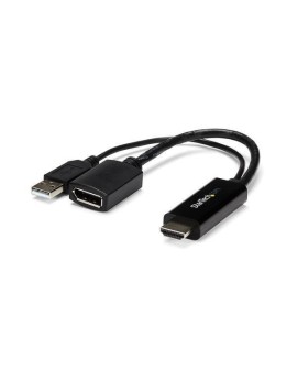 StarTech.com HD2DP adapter kablowy Czarny