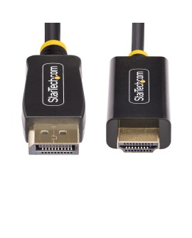 StarTech.com 3F-DP-HDMI-4K60-HDR adapter kablowy 1 m DisplayPort HDMI Typu A (Standard) Czarny