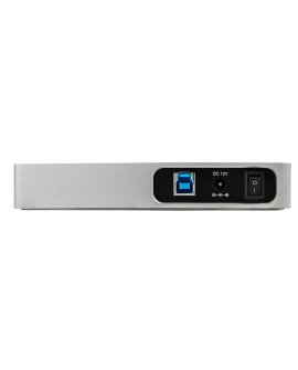 StarTech.com HB30C5A2CSC huby i koncentratory USB 3.2 Gen 1 (3.1 Gen 1) Type-B 5000 Mbit/s Czarny, Srebrny
