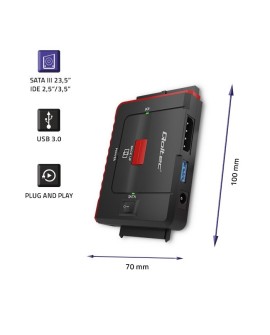QOLTEC ADAPTER USB 3.0 DO IDE | SATA III