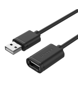 UNITEK PRZEDŁUŻACZ USB 2.0, AM-AF, 2M, Y-C450GBK
