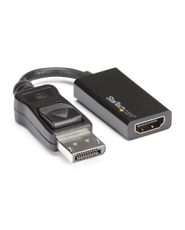 StarTech.com DP2HD4K60S adapter kablowy 0,215 m DisplayPort HDMI Czarny