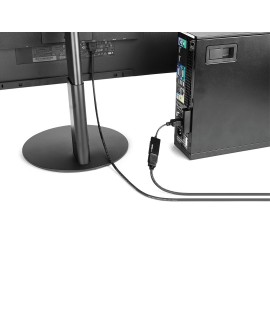 StarTech.com DP2HD4K60S adapter kablowy 0,215 m DisplayPort HDMI Czarny