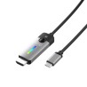 Adapter j5create USB-C to HDMI 2.1 8K Cable (USB-C m - 8K HDMI m 1,8m kolor srebrno czarny) JCC157-N