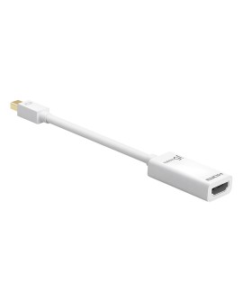 Adapter j5create mini DisplayPort to 4K HDMI Adapter (miniDP m - 4K HDMI f 125mm kolor biały) JDA159-N