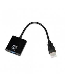 Adapter IBOX IAHV01 (HDMI M - D-Sub (VGA) F 1m kolor czarny)