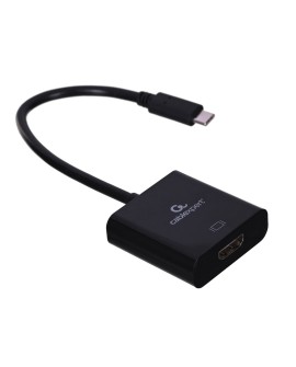 GEMBIRD ADAPTER NA KABLU USB TYP-C DO HDMI 4K 30HZ, 15CM, CZARNY
