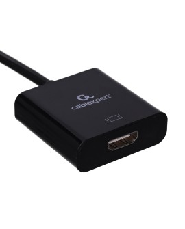 GEMBIRD ADAPTER NA KABLU USB TYP-C DO HDMI 4K 30HZ, 15CM, CZARNY
