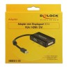 DeLOCK 0.16m DisplayPort/VGA + HDMI + DVI 0,16 m Mini DisplayPort VGA (D-Sub)+ HDMI + DVI Czarny