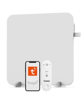 Promiennik podczerwieni Cronos Titanium CR-500TWP 450W z WiFi i pilotem biały